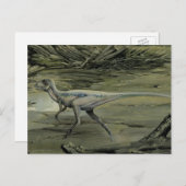 ヴィンテージ恐竜，白亜紀菌糸体 ポストカード (正面/裏面)