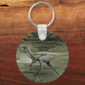 ヴィンテージ恐竜、白亜紀hyphsilopholdon キーホルダー (正面)