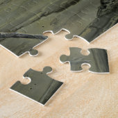 ヴィンテージ恐竜、白亜紀hyphsilopholdon ジグソーパズル (側面)