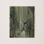 ヴィンテージ恐竜、白亜紀hyphsilopholdon ジグソーパズル (縦)