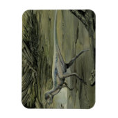 ヴィンテージ恐竜、白亜紀hyphsilopholdon マグネット (縦)