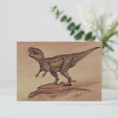 ヴィンテージ恐竜、肉食動物ギガノトサウルス (スタンド正面)