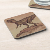 ヴィンテージ恐竜、肉食動物ギガノトサウルス コースター (左側)