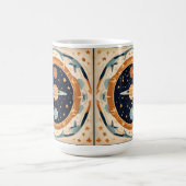 ヴィンテージ恒星子供部屋、宇宙、宇宙 モーフィングマグカップ (中央)