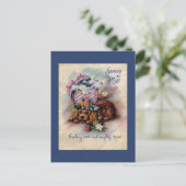 ヴィンテージ悔やみや弔慰はがき ポストカード (スタンド正面)