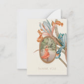 ヴィンテージ悔やみや弔慰サンキューカード ノートカード (正面)