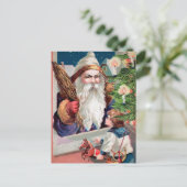 ヴィンテージ悪いサンタクリスマスポストカード ポストカード (スタンド正面)