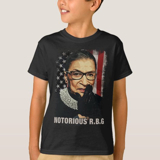 ヴィンテージ悪名高いRBG Tシャツ (正面)