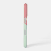 ヴィンテージ惑星ジオメトリックブロック iPhone 16ケース (右側面)