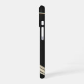 ヴィンテージ惑星リング iPhone 16ケース (左側面)