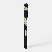 ヴィンテージ惑星リング iPhone 16ケース (右側面)