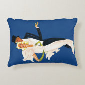 ヴィンテージ愛とロマモダンス結婚・カップル アクセントクッション (正面)