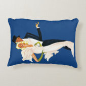 ヴィンテージ愛とロマモダンス結婚・カップル アクセントクッション (裏面)