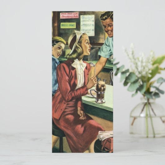 ヴィンテージ愛とロマンス、ソーダ店の女性 (スタンド正面)
