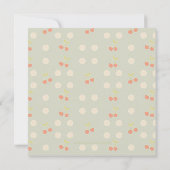 ヴィンテージ愛らしいメイソンジャーズ男の赤ちゃんシャワー 招待状 (裏面)