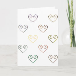 ヴィンテージ愛カードによるすべてのハート シーズンカード