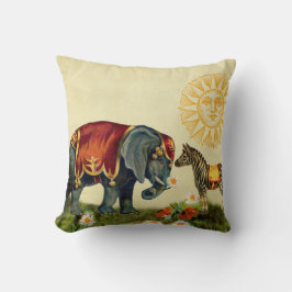 ヴィンテージ愛バレンタインのコラージュ クッション