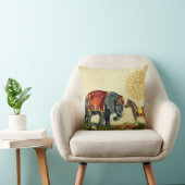 ヴィンテージ愛バレンタインのコラージュ クッション (椅子)