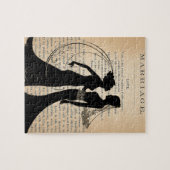 ヴィンテージ愛及び結婚レズビアンの結婚のLongfellow ジグソーパズル (横)