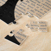 ヴィンテージ愛及び結婚レズビアンの結婚のLongfellow ジグソーパズル (側面)