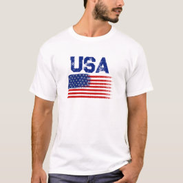 ヴィンテージ愛国アメリカ国旗グラフィックTシャツ Tシャツ