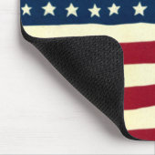 ヴィンテージ愛国アメリカ国旗、7月4日 マウスパッド (コーナー)