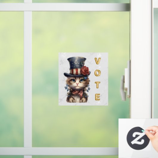 ヴィンテージ愛国キッテン投票 ウィンドウサイン (ホーム)