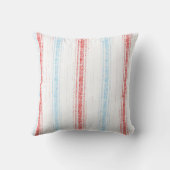 ヴィンテージ愛国スタイルストライプの枕 クッション (裏面)