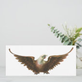 ヴィンテージ愛国主義アメリカのハゲ飛んでいるワシ (スタンド正面)