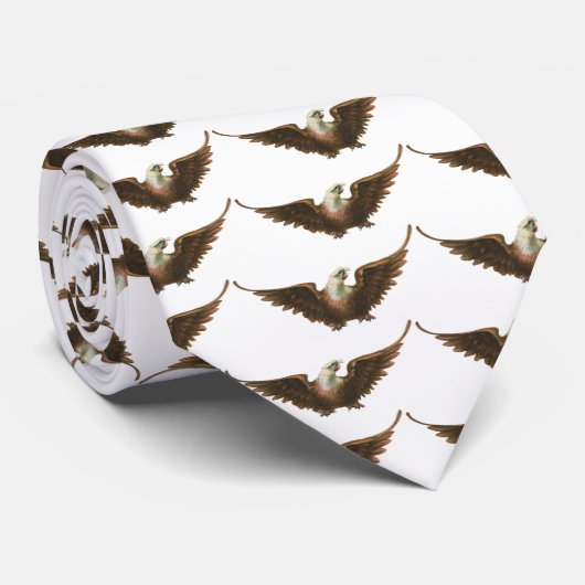 ヴィンテージ愛国主義アメリカのハゲ飛んでいるワシ ネクタイ (ロール)