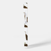 ヴィンテージ愛国主義アメリカのハゲ飛んでいるワシ Case-Mate iPhoneケース (裏面 / 左)