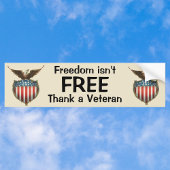 ヴィンテージ愛国主義誇りを持った、イーグル国旗 バンパーステッカー