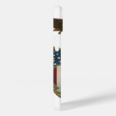 ヴィンテージ愛国主義誇りを持った、イーグル国旗 Case-Mate iPhoneケース (裏面 / 右)