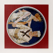 ヴィンテージ愛国主義、海軍海員との女性の自由 ジグソーパズル (横)