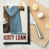 ヴィンテージ愛国兵による勝利貸出 キッチンタオル (四つ折り)