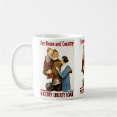 ヴィンテージ愛国兵による勝利貸出 コーヒーマグカップ (左)