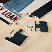 ヴィンテージ愛国兵による勝利貸出 ジグソーパズル (側面)