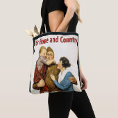 ヴィンテージ愛国兵による勝利貸出 トートバッグ (クローズアップ)