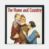 ヴィンテージ愛国兵による勝利貸出 マグネット (正面)