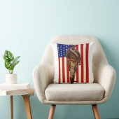 ヴィンテージ愛国兵（アメリカ国旗） クッション (椅子)