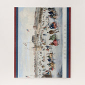 ヴィンテージ愛国同盟池スケートで滑るリンク ジグソーパズル (縦)