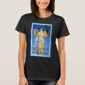 ヴィンテージ愛国女性天使、戦時国債を購入せよ Tシャツ (正面)