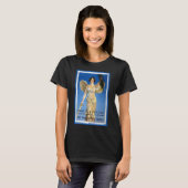 ヴィンテージ愛国女性天使、戦時国債を購入せよ Tシャツ (正面フル)
