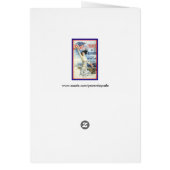 ヴィンテージ愛国女性wアメリカ国旗のポスターアート (裏面)