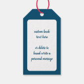 ヴィンテージ愛国心イーグルアメリカ国旗 ギフトタグ (裏面)