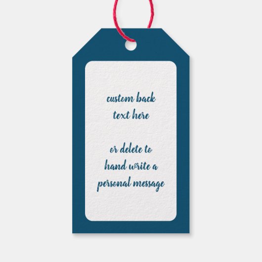 ヴィンテージ愛国心イーグルアメリカ国旗 ギフトタグ (裏面)