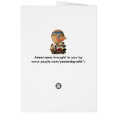 ヴィンテージ愛国心、熱気球の子供 (裏面)