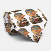 ヴィンテージ愛国心、熱気球の子供 ネクタイ (ロール)