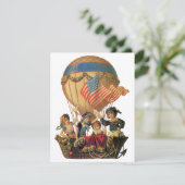 ヴィンテージ愛国心、熱気球の子供 招待状 (スタンド正面)