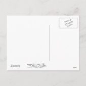 ヴィンテージ愛国感謝祭トルコのはがき シーズンポストカード (裏面)